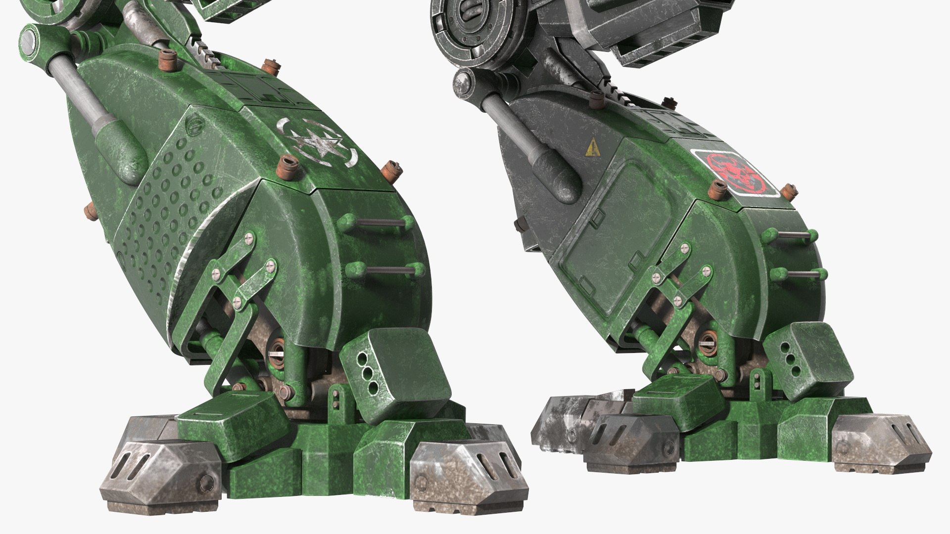 3D Worn Walking Combat Dark Green Robot with Pilot Rigged model https://p.turbosquid.com/ts-thumb/93/dfgVDR/10/wornwalkingcombatdarkgreenrobotwithpilotriggedmb3dmodel021/jpg/1694249016/1920x1080/fit_q87/11e34a6b1e039fa10ca35aa38176607f5529c65c/wornwalkingcombatdarkgreenrobotwithpilotriggedmb3dmodel021.jpg
