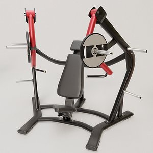 gym exercises 3D model