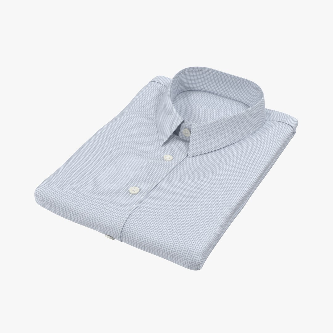 Folded Shirt 3D model preview