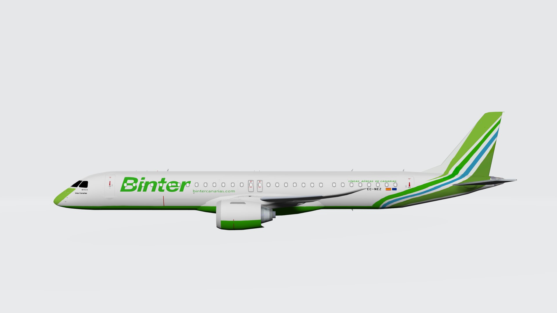 Embraer binter model - TurboSquid 1574595