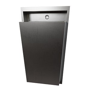 Wall-mounted Waste Receptacle Trash Can 3D model