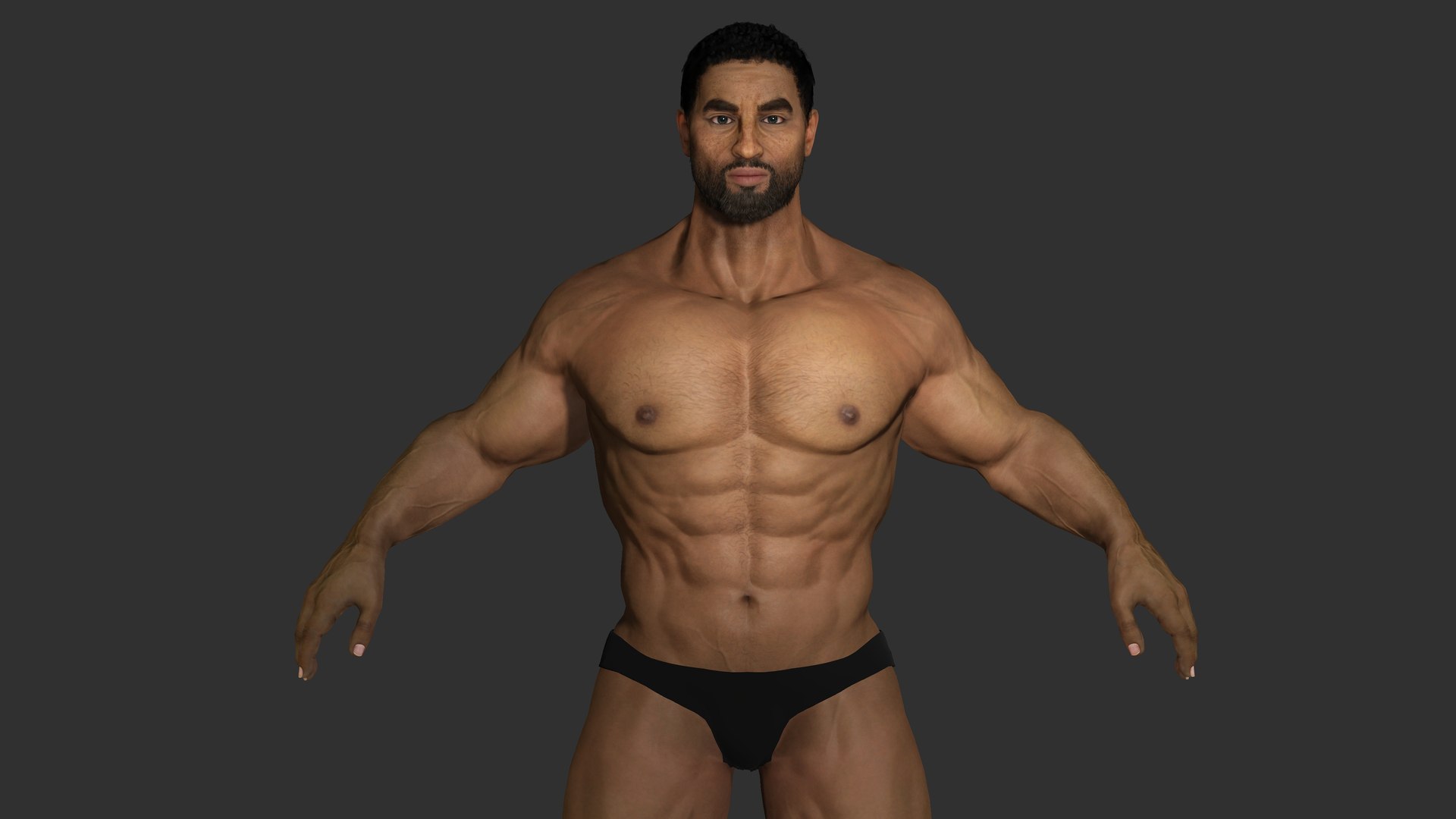3D AAA REALISTIC MUSCULAR MALE BASE MESH - Game Ready 3D Character https://p.turbosquid.com/ts-thumb/93/lQkztu/NE/5/jpg/1790242552/1920x1080/fit_q87/208ee0f62e471ce71a830a07bf2825988098d7fd/5.jpg