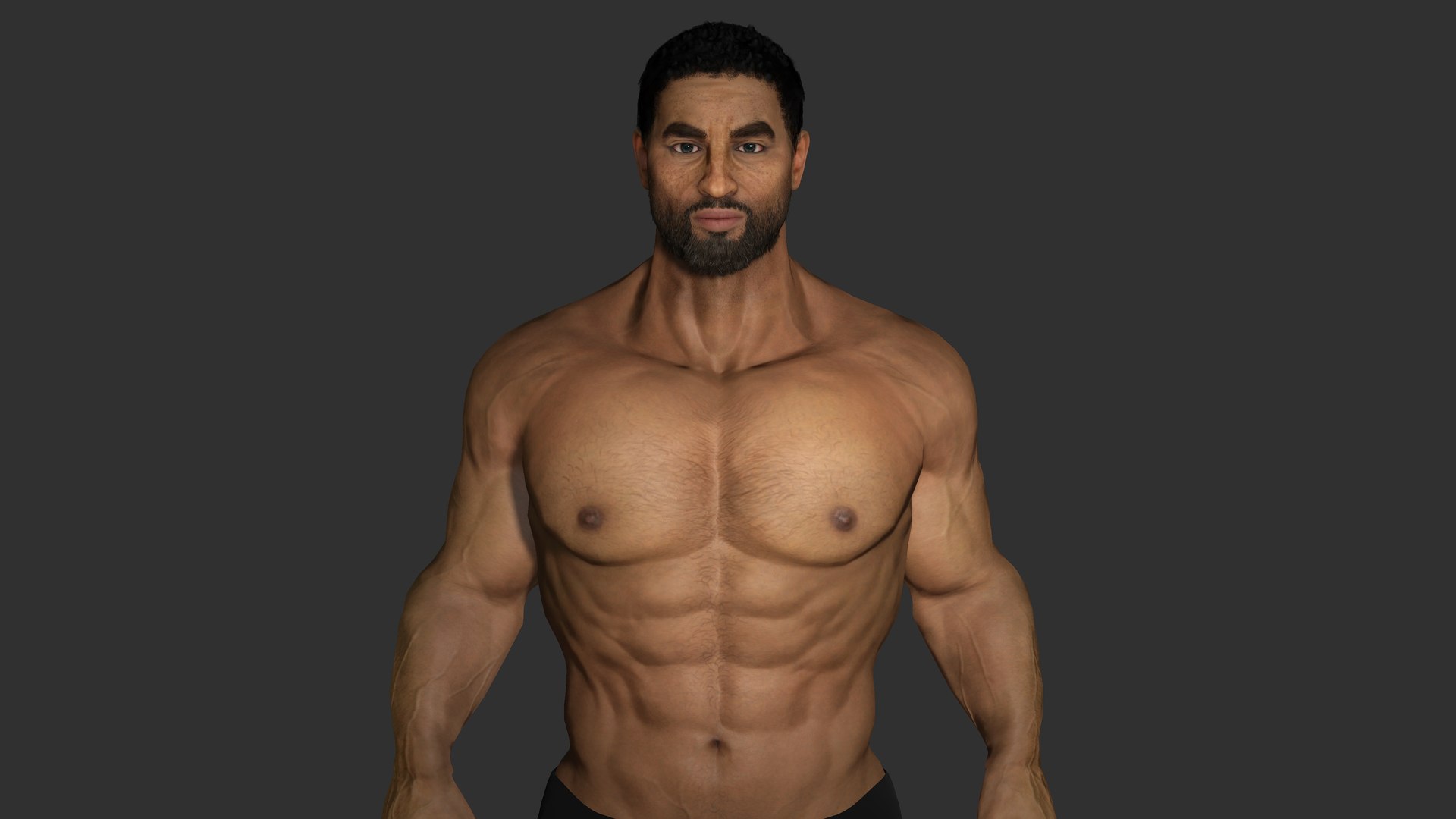 3D AAA REALISTIC MUSCULAR MALE BASE MESH - Game Ready 3D Character https://p.turbosquid.com/ts-thumb/93/lQkztu/PQ/6/jpg/1790242553/1920x1080/fit_q87/e65ef599489bf5a46dcd7998baa1a312f3bc6dba/6.jpg