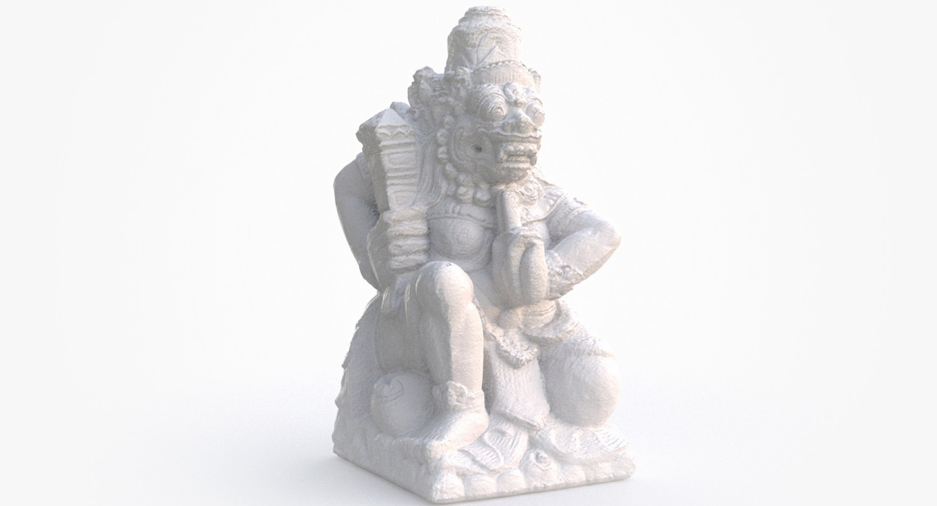 3D Balinese Guardian Statue - TurboSquid 1427592