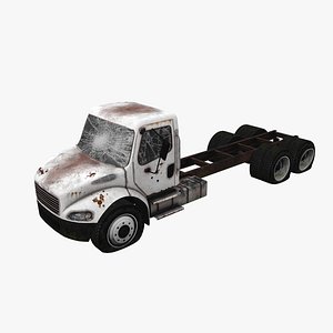 abandoned truck 01 3D model