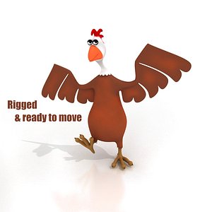 Cartoon Chicken - RIGGED