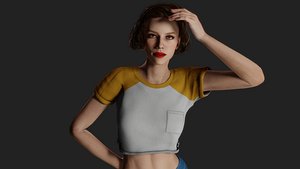 3D model The Glamourous Muse 3D Model