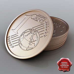 Free STL file Coin coaster Euro 1 cent 🪙・3D print model to