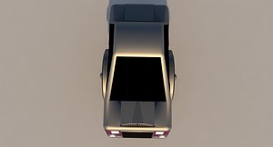 sci fi car 3D model