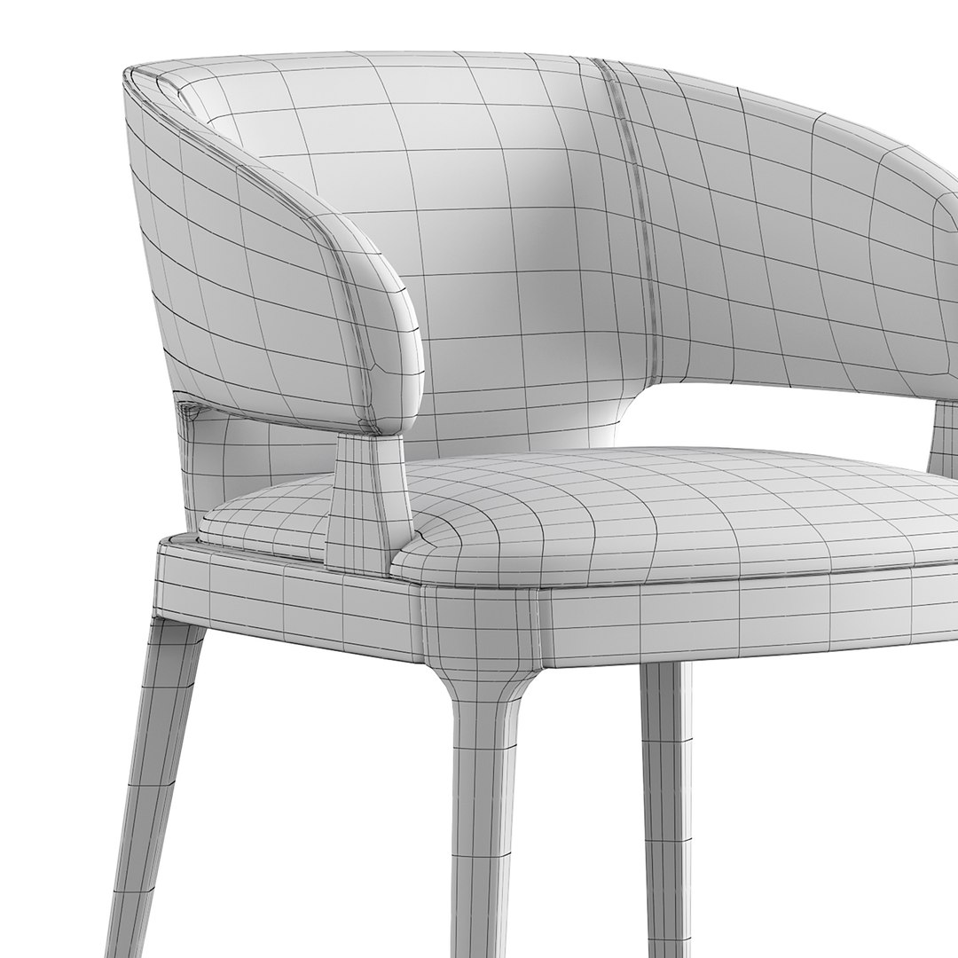 3D Manille Armchair By Collinet Model - TurboSquid 1939094