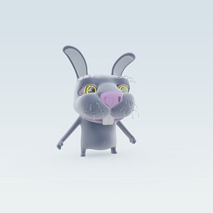 Cartoon Rabbit 3D Models for Download | TurboSquid