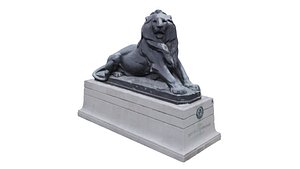 lion belfort 3D model