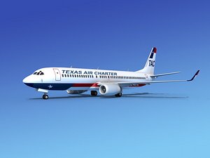 3d model boeing 737-800 737