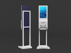 3D hand sanitizer dispenser model