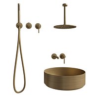 Gessi Area Pro Bathroom Ingranaggio shower mixer