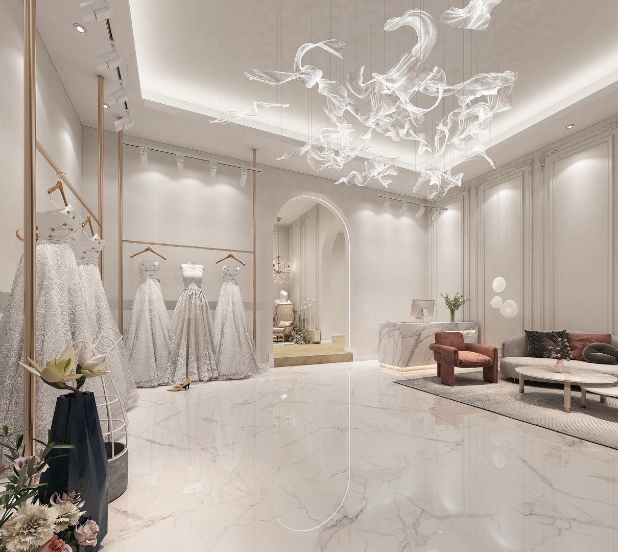 3D Wedding Store 01 Model - TurboSquid 1873405