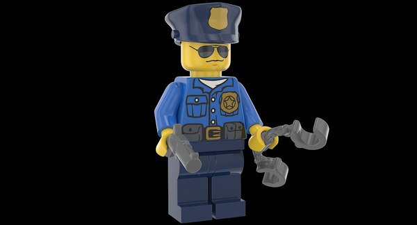 3D lego police officer - TurboSquid 1364084