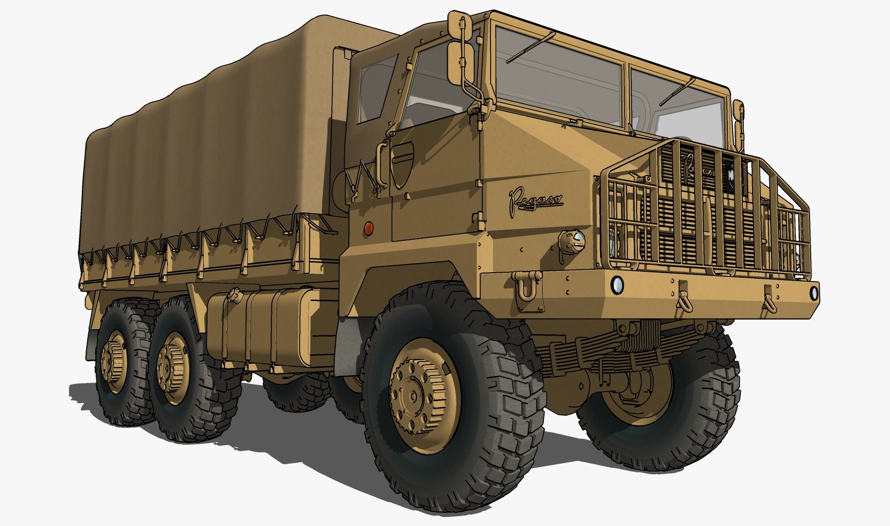1/43 CAMION TRUCK PEGASO 3045 D EJÉRCITO DEL AIRE 1966 SALVAT - Miniaturas coleccion a escala