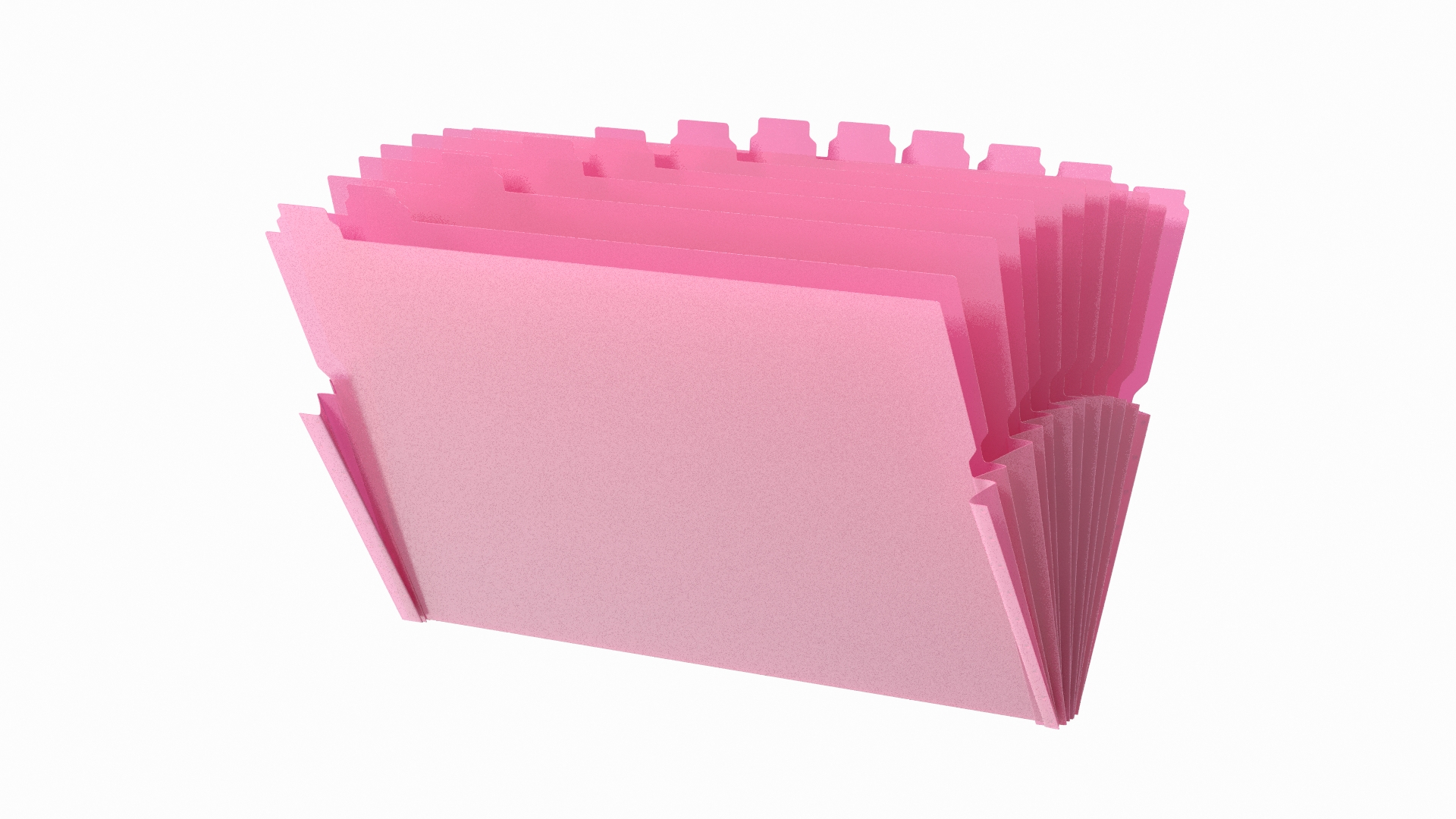Pocket File Folders Open Pink 3D Model - TurboSquid 1805438
