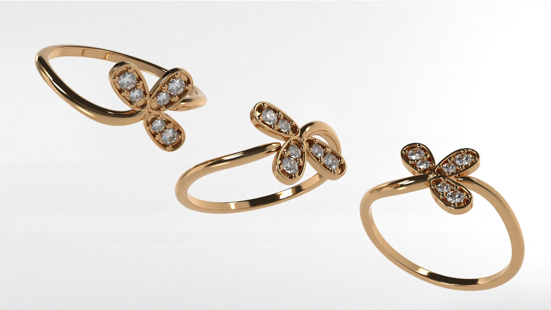 3D Gold Ring Model - TurboSquid 2221389