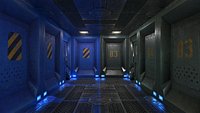 Low Poly Modular SciFi Room With PBR Materials