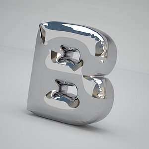 Silver B Balloon