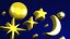 Estrella de dibujos animados Pack Estrellas