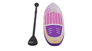 Rapunzel Inflatable Surfboard 3D model