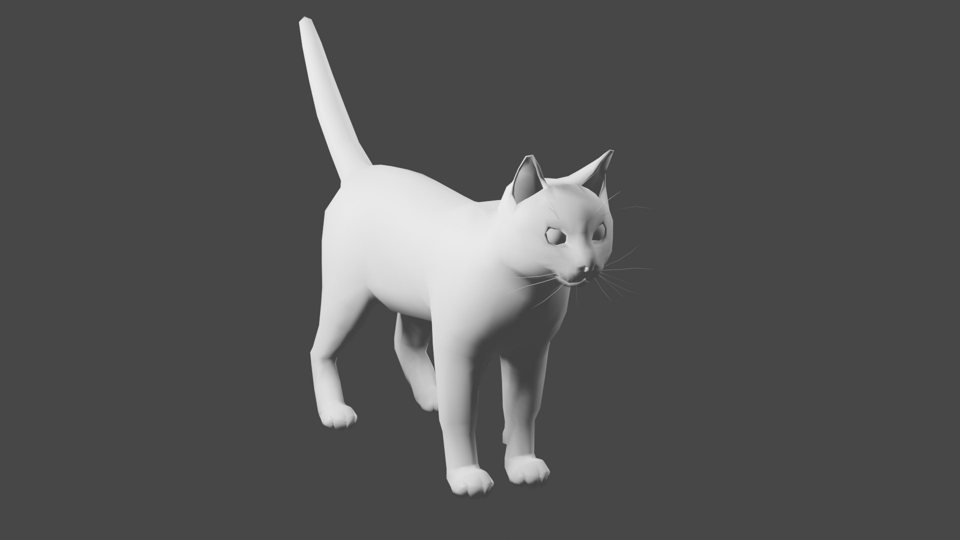 3D Cat Base Mesh Model - TurboSquid 2071454