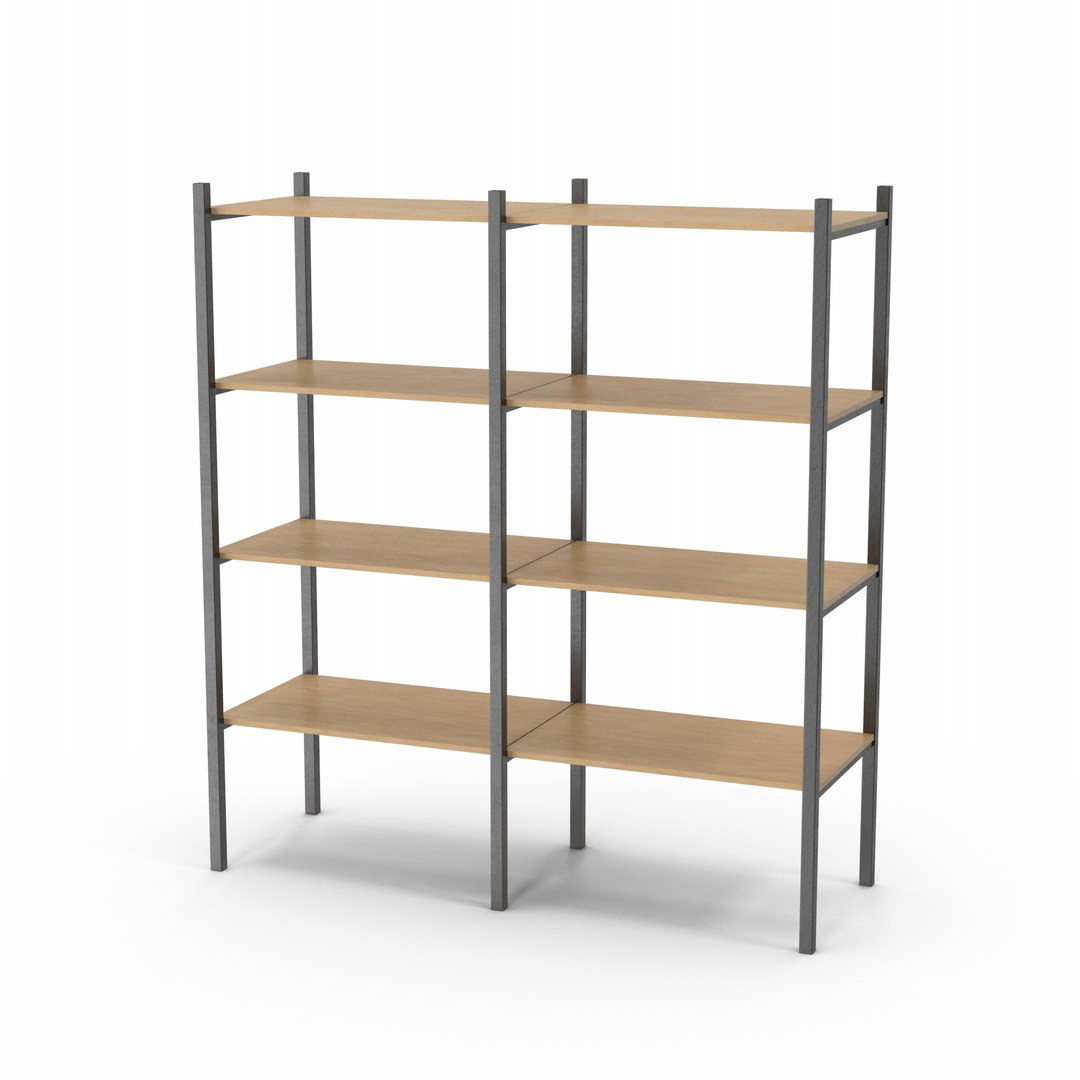3D Model Warehouse Wooden Racks - TurboSquid 2305666