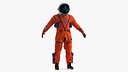 NASA OCSS Astronaut Spacesuit Rigged for Maya