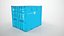 10-foot Shipping Containers Set 3D