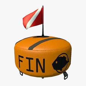 3d scuba buoy model