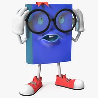 Blue Book Character Weary Pose