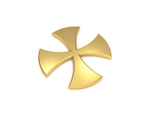 cross templars 3D model