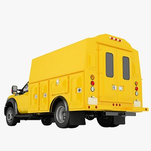 3D Ford F450 2012 Service Truck 02 model