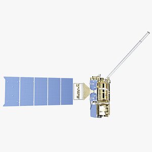 satellite goes r 3d model