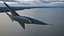 Jet furtif tactique avec train d'atterrissage déployé, gris, équipé pour Maya
