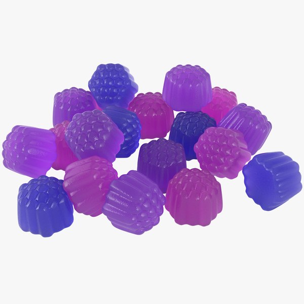 3D Eldelberry Gumdrops model