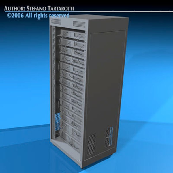 server rack 3d model