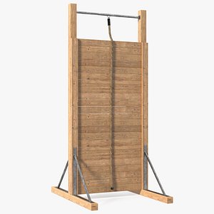 Obstacle Course Wall with Rope Old