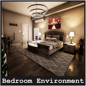 Bedroom  Furniture Package  80 Variations 3D model