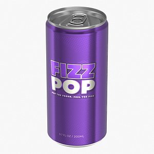 Slim Soda Can 200ml V2