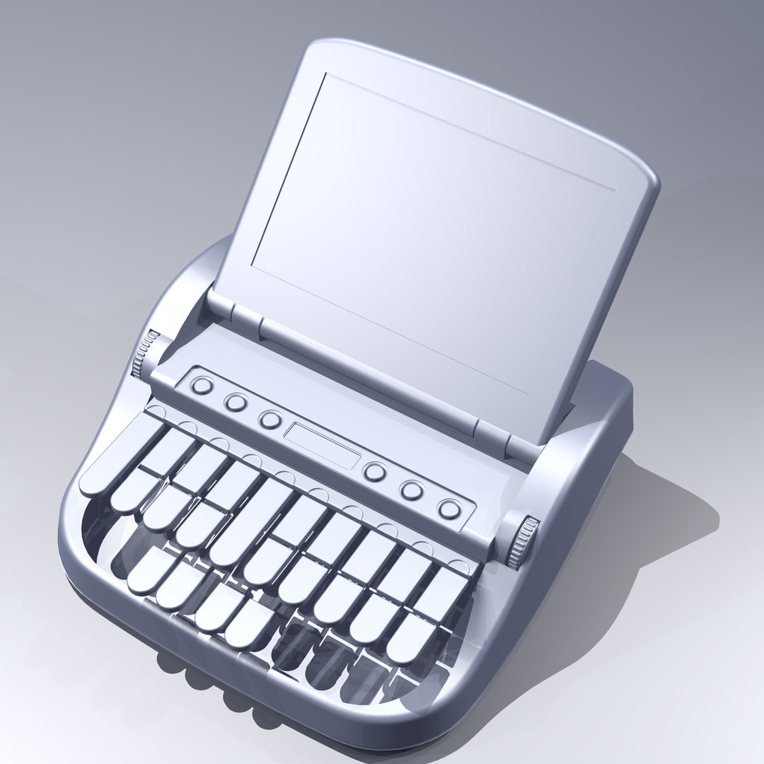 Stenotype Machine 3d Model