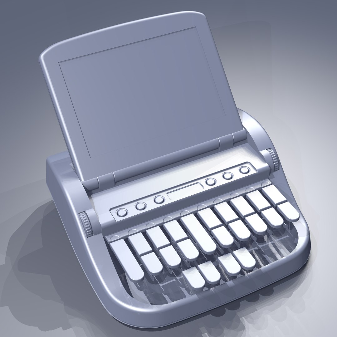 Stenotype Machine 3d Model