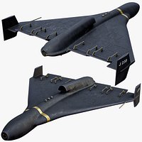 Rigged HESA Shahed 238 Kamikaze Jet UAV Drone PBR