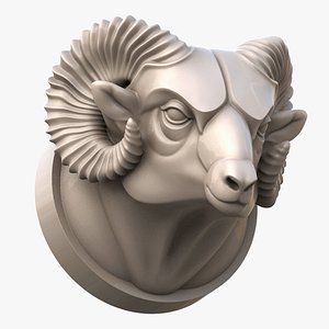 3D model RAM head