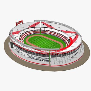estadio monumental antonio vespucio 3D model