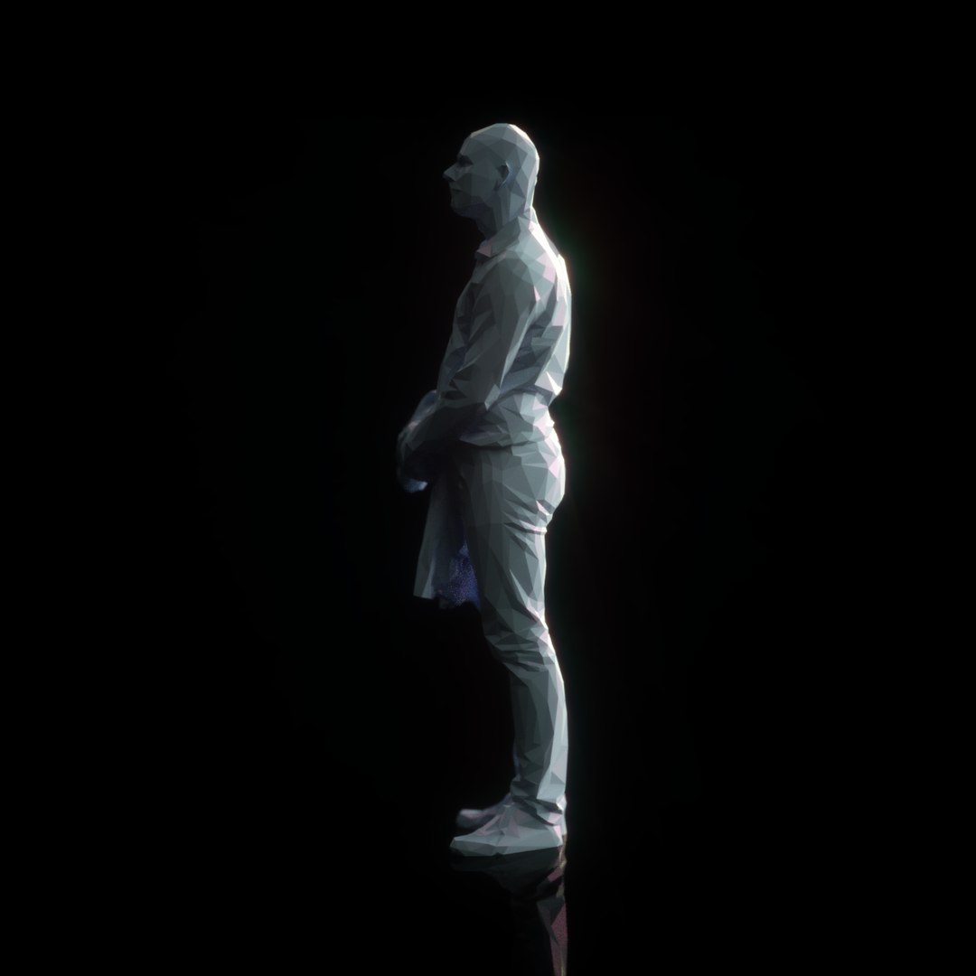 Male Character Human 3d Obj