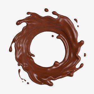 Chocolate Splash 19 3D model